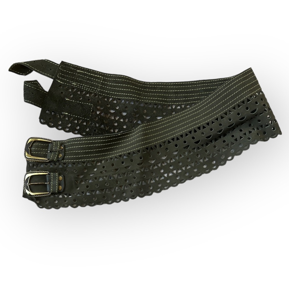 SOL & LUNA Leather Laser-cut Belt